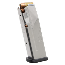 Magazine, AMAG 17 SG9, 9MM, 17 Rounds, Fits All Variants of Sig P365, Stainless Steel Finish, Silver, Includes Grip Extensions Compatible with Macro/X/XL and Standard Grips MAG1486-SST