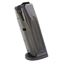 Pistol Magazine, 9MM, 15 Rounds, Fits OA Defense 2311/Sig Sauer P320, Steel Construction, Polymer Floorplate, Black OA-2311-MAG-15