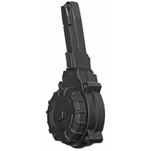 Magazine, 9MM, 50 Round Drum, Fits Taurus PT 111, Polymer, Black DRM-A46