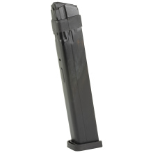 Magazine, 9MM, 28 Rounds, For Glock 43X/48, Steel Construction, Blued Finish, Black GLK-A23
