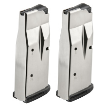 Magazine, 9MM, 10Rd, Black, Fits Ruger MAX-9, 2-Pack 90714