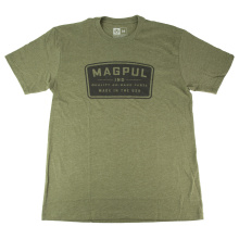 Go Bang Parts Patch, T-Shirt, Medium, Cotton Polyester Blend, Olive Drab Green MAG1526-316-M