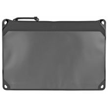 DAKA Window Pouch, Large, 9"x13", Black Polymer Fabric, Window for Easy Organization MAG996-001