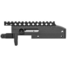 Switchbolt Match Receiver, Semi-automatic, Action Only, 22 LR, Hard Coat Anodized Black Finish, Integral Picatinny Rail for Optics, Includes V-Block, Screws, Trigger Pins, and Buffer Pin SS1022LR