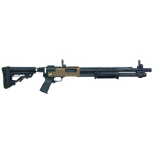 509R Chisel, Pump-Action Shotgun, 12 Gauge, 2.75" Chamber, 18.5" Barrel, Cylinder Choke, Cerakote Finish, FDE Receiver, Black Furniture, Folding Adjustable Buttstock, Magpul MOE Grip, Magpul MBUS, Rotary Safety Selector, 6 Rounds 50233