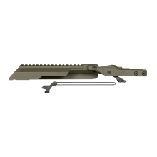 Alpha AK Railed Top Cover/Dust Cover, Fits Most AKM Pattern Rifles with Midwest Industries ALPHA Series Handguards, Anodized Finish, Olive Drab Green MI-AK-ALPHA-RTC-ODG
