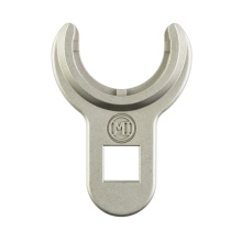 AR15 Barrel Nut Wrench, 1/2" Drive for Torque Wrench, Stainless Steel Construction, Silver MI-BNW
