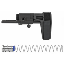 Gen:6 CQB Pistol Brace, Pistol Stabilizing Brace, Fits AR Platform, Matte Finish, Black, Includes S Maxim Buffer and Spring MXM-47544