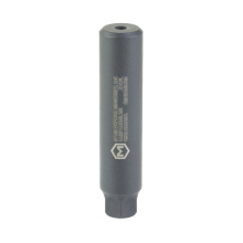 Quantam 22K, Suppressor, 22LR, 4.5" Long, 1" Diameter, Titanium Construction, Cerakote Finish, Black, Direct Thread, 1/2x28, 2.89oz MXM-49353