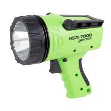 NSR-7000, Rechargeable Handheld Light, Matte Finish, Green, 2,000 Lumens, 200,000 Candela, Rechargeable NSR-7000