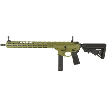 NOVESKE9, Semi-automatic Rifle, AR-9, 9MM, 16" Threaded Tri Lug Barrel, Cerakote Finish, Bazooka Green, 32 Round, 1 Magazine 02000833-BG