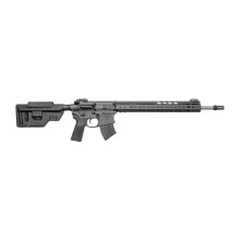 N4 SPR, AR, Semi-automatic, 6MM ARC, 18" Stainless Steel Threaded Barrel, 5/8X24 Thread Pitch, Cerakote Finish, Armor Black, B5 Type 23 Pistol Grip, B5 Precision Stock, MBUS Pro Flip-Up Sights, 20 Rounds, 1 Magazine, Geissele SD-E Trigger, Talon Safety,