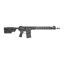 N6 Large Marge, AR, Semi-automatic, 7.62NATO, 18" Stainless Steel Barrel, 5/8X24 Thread Pitch, Cerakote Finish, Armor Black, B5 Type 22 Grip, B5 Precision Stock, MBUS Pro Flip-Up Sights, 20 Rounds, 1 Magazines, Pig Pen Flash Hider, Micro-Switchblock Gas