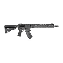 N4 Afghan, AR, Semi-automatic, 6MM ARC, 14.5" Stainless Steel Barrel, Pinned and Welded Long Pig Pen Flash Hider (16" OAL), Cerakote Finish, Armor Black, B5 Type 23 Pistol Grip, B5 Bravo Stock, MBUS Pro Flip-Up Sights, 20 Rounds, 1 Magazine, Geissele SD-