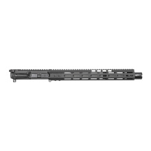 N4 Infidel, Complete Upper Receiver, 5.56 NATO, 13.7" Stainless Steel Barrel, 1/2X28 Thread Pitch, Pinned and Welded Muzzle Device (16" OAL), Fits AR-15, Cerakote Finish, Black, 15" M-LOK Handguard, Black Love Handle Charging Handle, Pig Pen Flash Hider