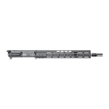 N4 Afghan, Complete Upper Receiver, 5.56 NATO, 14.5" Stainless Steel Barrel, 1/2X28 Thread Pitch, Pinned and Welded Muzzle Device (16" OAL), Fits AR-15, Cerakote Finish, Black, 13.5" M-LOK Handguard, Black Love Handle Charging Handle, Pig Pen Flash Hider