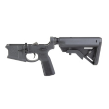 N4, Complete Lower Receiver, Semi-automatic, Multi-Cal, Cerakote Finish, Armor Black, B5 Type 22 Grip, B5 Bravo Stock, H2 Buffer, Installed Ambi Controls, Includes Tension Screw 04000938