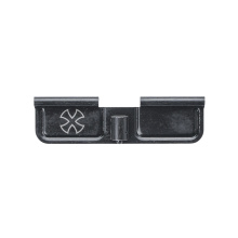 Dust Cover, Iron Cross, Fits AR Rifles, Black, Ejection Port Cover Kit, Includes: Dust Cover, Rod, Spring, and Clip 05001346