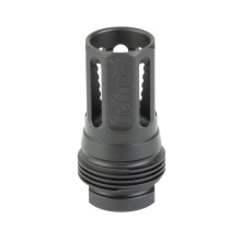 Pig Pen, Flash Hider, 5.56 NATO, Fits AR, 1/2X28 Thread Pitch, Nitride Finish, Black, Short Variant, Includes Shims 05002855