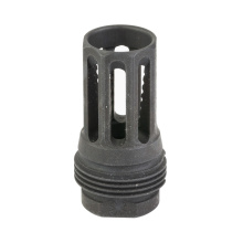 Pig Pen, Flash Hider, 7.62 NATO, Fits AR, 5/8X24 Thread Pitch, Nitride Finish, Black, Short Variant, Includes Shims 05002856