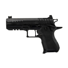 2311 Compact, Semi-automatic, Single Action, Aluminum Frame Pistol, Compact, 9MM, 4.25" Stainless Steel Barrel, DLC Finish, Black, Polymer Grip Module, Plus Capacity Magwell, Dawson Precision Fixed Rear and Fiber Optic Front Sight, Optic Ready, Dawson Pr