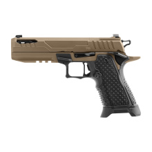 2311 Pro Elite, Single Action, Semi-automatic, Metal Frame Pistol, Full Size, 9MM, 5" Ported Barrel, Matte Finish, High Desert Black, All Aluminum Grip Module, Extended Magazine Release, Enhanced Trigger, Tritium Night Sights, Optics Ready, 5 Magpul AMAG