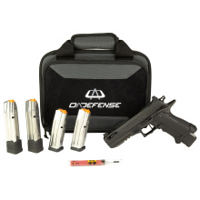 2311 Pro Elite, Single Action, Semi-automatic, Metal Frame Pistol, Full Size, 9MM, 5" Ported Barrel, Matte Finish, Black, All Aluminum Grip Module, Extended Magazine Release, Enhanced Trigger, Tritium Night Sights, Optics Ready, 3 Magpul AMAG Magazines,