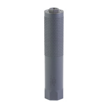 Universe-36, Suppressor, 36 Caliber, 7" Long, Inconel Construction, Matte Finish, Black, HUB Compatible, 14oz, 9MM Low Back Pressure Endcap, Does Not Include Mount UNI36