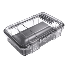 M50 Micro Case, Polymer Construction, Clear Exterior, Black Interior Liner, 8.1"x5.5"x2.9", 0.8 lbs M500-0250-100