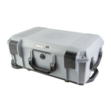 V525PF7 Vault Pistol Case, Pre Cut Polyurethane Foam, Polymer Construction, Gray, 22"x14"x9", 13.2 lbs VCV525-0061-GRY