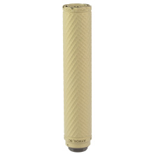Vent 2, Suppressor, 9MM, 7.6" Length, 1.5" Diameter, Titanium Construction, Cerakote Finish, Flat Dark Earth, 1.125X28 Alpha Mount, Includes 1/2X28 Direct Thread Adapter, 8.9oz V2-0090102