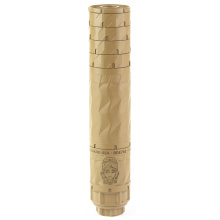 BDE 762, Suppressor, 7.62MM, 8.2" Length, 1.75" Diameter, Titanium Construction, PVD Finish, Flat Dark Earth, HUB Compatible, Includes PWS PUB Mount, 17.4oz Weight TF01-4F-WRMFZY