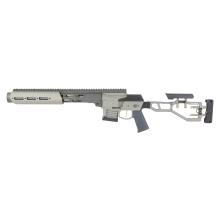 Mini Fix SD, Short Barrel Rifle, Bolt-Action, 300 Blackout, 8" Threaded Barrel, 5/8X24 Thread Pitch, Anodized Finish, Gray with Black Accents, Magpul MOE K Grip, Folding Adjustable Stock, 10 Rounds, 1 Magazine, Includes Mini Fix Silencer MINIFIX-300BLK-8