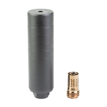 Lil' Drop Kick, Suppressor, 6.5 Creedmoor, 5.9" Length, 1.75" Diameter, Melonite Finish, Black, Includes 5/8X24 Thread Pitch Cherry Bomb, 10.5oz SIL-LDK-QUICKIE-65
