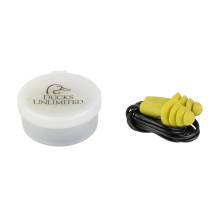 Ducks Unlimited Corded Earplug, Reusable Design, 2 Pair, Green, Comes with Case DU-RPL-GN27-B2