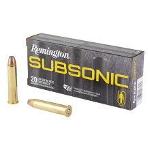 Remington, 45-70 Government, 300 Grain, Subsonic Bonded Hollow Point, 20 Rounds per Box 27747