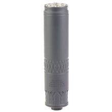 Alaskan 360, Suppressor, .36 Cal, 6.9" Length, 1.6" Diameter, 17-4 Stainless Steel, Cerakote Finish, Black, HUB Compatible, Includes 5/8X24 Direct Thread Mount, 11.1 oz AK360DT