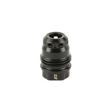 M2 Brake .338, Muzzle Brake, M18x1 Thread Pitch, Matte Finish, Black MB022