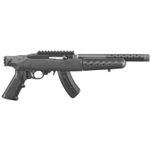 22 Charger Takedown w/ Railed Brace Mount, Rimfire Pistol, 22 LR, Lightweight 10" 1/2-28 Threaded Barrel, Matte Black Finish, A2-Style Grip, Black Polymer Takedown Stock, Picatinny Top Rail Installed, 15Rd, Includes Adjustable Bipod 04935
