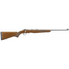 American TALO Bolt Rifle 17 HMR 22" Silver 9Rd 08365 Satin Walnut