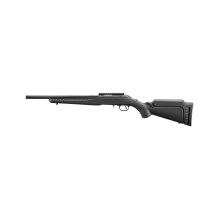 American Rimfire, Bolt-Action Rifle, 17 HMR, 16.1"Barrel, Threaded 1/2X28, Satin Finish, Blued, Black Synthetic Stock, Picatinny Scope Base, 9 Rounds, 1 Magazine 08393