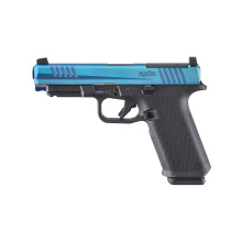 RXM, Striker Fired, Semi-automatic, Polymer Frame Pistol, 9MM, 4.5" Barrel, PVD Finish, Blue Slide, Black Magpul EHG Frame, Optics Ready, Front Night Sight, 17 Rounds, 2 Magpul PMAG 17 GL9 Magazines 19551