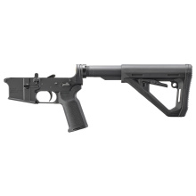 AR Lower, Complete Lower Receiver, Multi Caliber, Anodized Finish, Black, Magpul MOE-K2 Grip and DT Carbine Stock, Ruger Elite 452 Trigger 28501