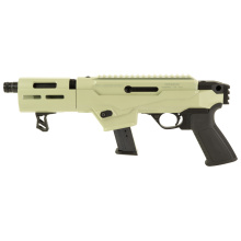 PC Charger, Take Down, Semi-automatic, 9MM, Aluminum Frame Pistol, 6.5" Threaded Barrel, 1/2X28 Thread Pitch, Cerakote Finish, Desert Verde, Ruger Polymer Pistol Grip, Picatinny Rail, 17 Rounds, 1 Magazine 29104