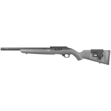 10/22 Competition Left Hand | 22LR, 16.12" Heavy Fluted Barrel w/ 1:16" Twist, 30MOA Picatinny Rail, Black/Grey Laminate Stock with Adjustable Comb, 31110