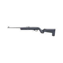 10/22 Takedown, Rifle, Semi-automatic, .22 LR, 16.4" Stainless Steel Barrel, 1/2X28 Thread Pitch, Satin Finished Barrel, Stealth Gray Magpul Hunter X-22 Backpacker Stock, Fiber Optic Sights, 10 Rounds, 4 Magazines, BX-Trigger 32016