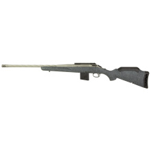 American Generation II, Bolt Action Rifle, 22 ARC, 20" Spiral Fluted Barrel, 1:7 Twist, Threaded 1/2"-28, Muzzle Brake, Cerakote Finish, Gunmetal, Gray Splatter Synthetic Stock, Manual Safety, Picatinny Rail, 10 Rounds, 1 Magazine 46918