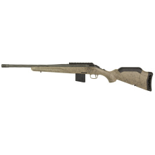 American Rifle Ranch, Generation II, Bolt Action Rifle, 6MM ARC, 16.1" Spiral Fluted Barrel, 1:7.7 Twist, Threaded 5/8"-24, Muzzle Brake, Cerakote Finish, Cobalt, Flat Dark Earth Splatter Synthetic Stock, Manual Safety, Picatinny Rail, 10 Rounds, 1 Magaz