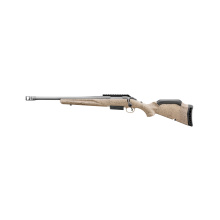 American Rifle Ranch, Generation II, Bolt Action Rifle, 450 Bushmaster, 16.4" Barrel, 1:9.5 Twist, Threaded 5/8X24, Muzzle Brake, Cerakote Finish, Cobalt, Flat Dark Earth Splatter Synthetic Stock, Manual Safety, Picatinny Rail, 3 Rounds, 1 Magazine, Left