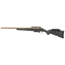 American Generation II Prairie, Bolt Action Rifle, 308 Winchester, 20" Threaded Barrel, 5/8x24" Thread Pitch, 1:10 Twist, Cerakote Finish, Bronze, Black Splatter Synthetic Stock, Manual Safety, Picatinny Rail, 3 Rounds, 1 Magazine 46972